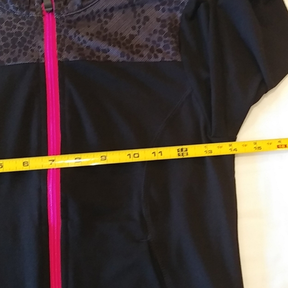 Danskin Now Black Running Jacket Size M (7-8) - Picture 5 of 7